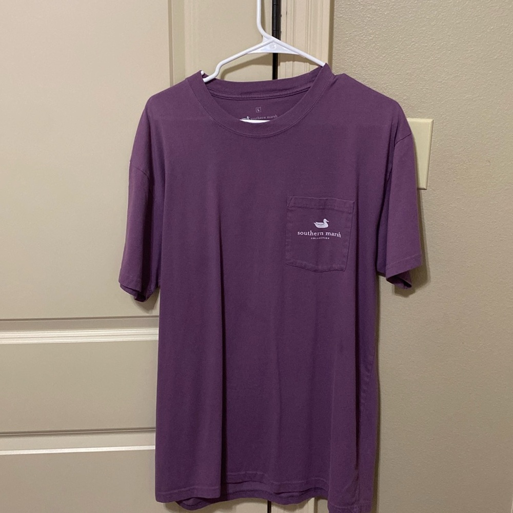 Purple southern marsh tee